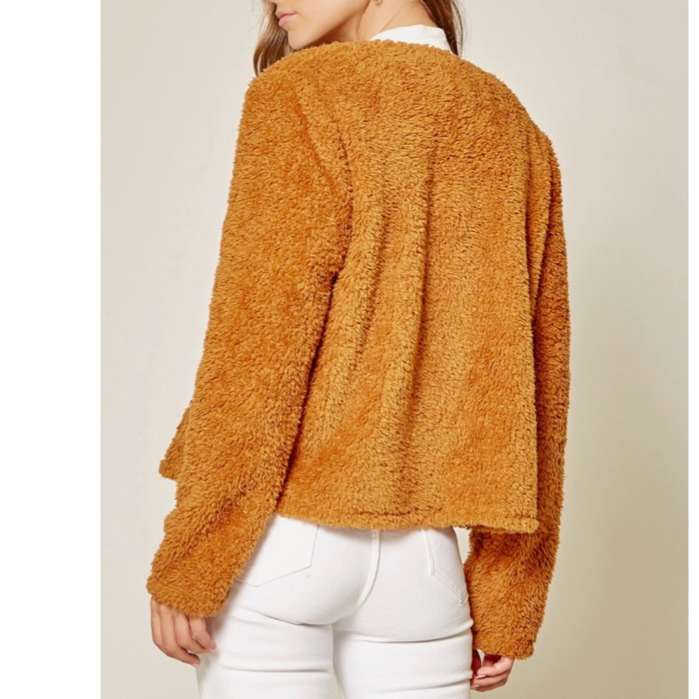 25% off Embroidered Faux fur jacket - Picture 4 of 4